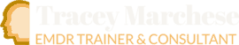 Logo for Tracey Marchese, EMDR Trainer & Consultant, featuring a stylized silhouette of a head.